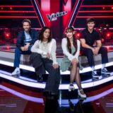 Clueso, Stefanie Kloß, Ayliva und Wincent Weiss als Coaches in der Sat.1-Sendung „The Voice Kids“.