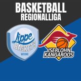 Die LippeBaskets Werne treffen auf die Iserlohn Kangaroos.