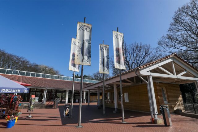 Der Eingang des Dortmunder Zoos.