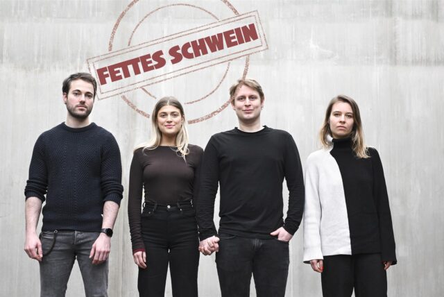 Tobias Schwieger, Lesley-Ann Eisenhard, Jan-Hendrik Kroll und Arikia Orbán spielen bei „Fettes Schwein“ die Hauptrollen.