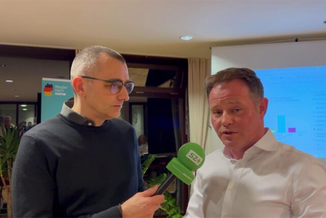 Wahlsieger Lars Ehm (CDU) im Interview am Wahlabend.