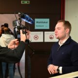 Nicklas Kappe (CDU) gibt ein Fernsehinterview