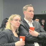 Brian Nickholz (SPD) mit seiner Ehefrau Jaqueline.