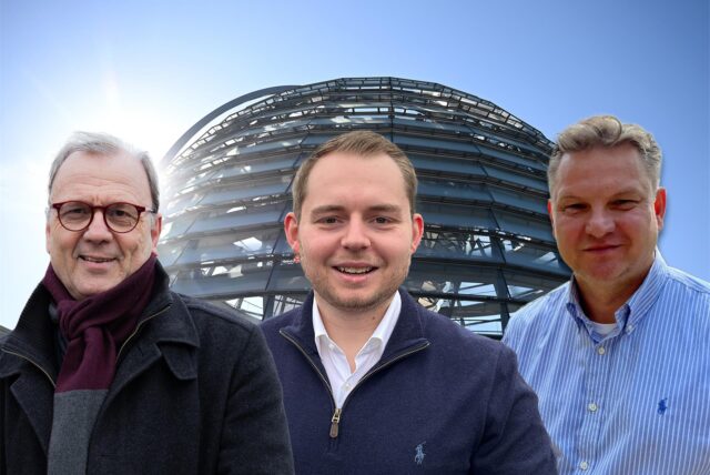 Uwe Foullong (Die Linke) und Nicklas Kappe (CDU) vertreten den Wahlkreis 124 mit Dorsten, Gladbeck und Bottrop im Bundestag. Mit Daniel Zerbin (AfD) hat es ein weiterer Dorstener in den Bundestag geschafft. Er stand allerdings im Wahlkreis Bochum-Herne II zur Wahl.
