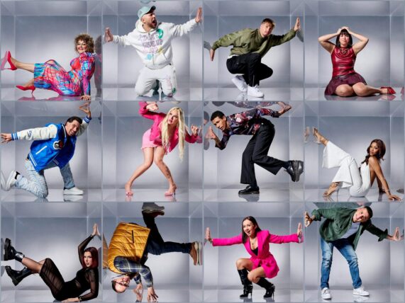 Die „Big Brother“-Teilnehmer 2025 (v.o.l.): Ulrike; Dino; Stefan; Iris; Mika; Aurelia; Marvin; Mariama; Florentina; Tino; Andriana; Nadiem