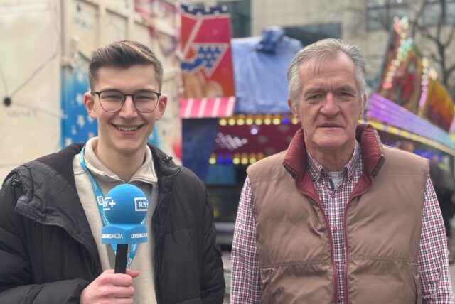 Unser Reporter Julius Obhues hat sich mit Schausteller Günter Wendler zum Aufbau der Karnevalskirmes 2025 in Dortmund unterhalten.