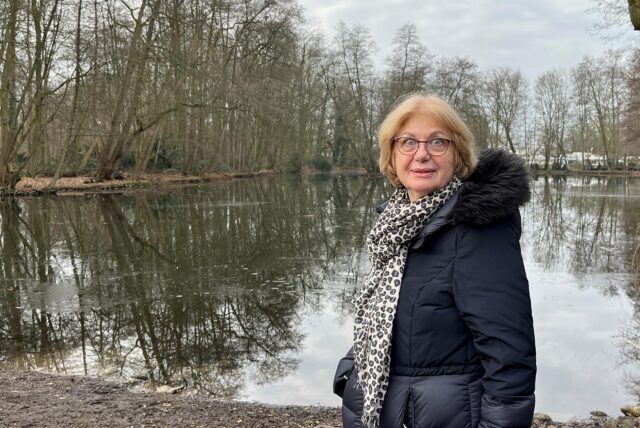 Barbara Knebel im Marler Volkspark.