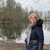 Barbara Knebel im Marler Volkspark.