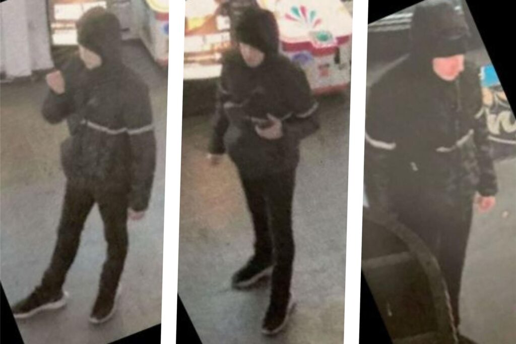 Am 7. Dezember 2024 soll diese Person einen Automaten in einem Kiosk in Marl aufgebrochen haben.