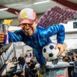 Der Mainzer Carneval-Verein präsentiert die Motivwagen für den Rosenmontagszug: Jürgen Klopp auch dabei