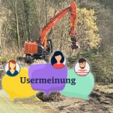 Rodungsarbeiten führten zu größerer Aufmerksamkeit für den Bau des Radwegs auf der Lothringentrasse in Merklinde.
