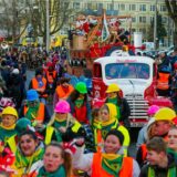 Rosenmontagsumzug in Dortmund im Jahr 2024.