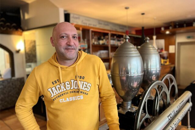 Nunzio Marcucci in seiner Trattoria Puglia