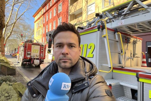 Die Mallinckrodtstraße war für einen Feuerwehreinsatz gesperrt.