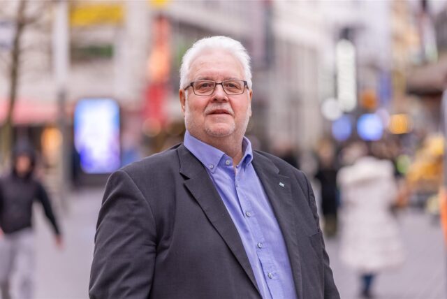 Der Fraktionschef der AfD im Dortmunder Rat, Heiner Garbe, will Oberbürgermeister werden.