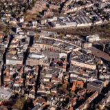 Luftbild Innenstadt Recklinghausen mit den Quartieren St. Peter, Marktquartier und Palais Vest.