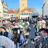 Rosenmontag in Dorsten auf dem Marktplatz