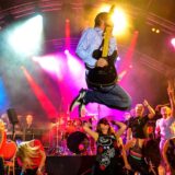 Spielfreude pur bei einem Auftritt des Rockorchesters Ruhrgebeat.