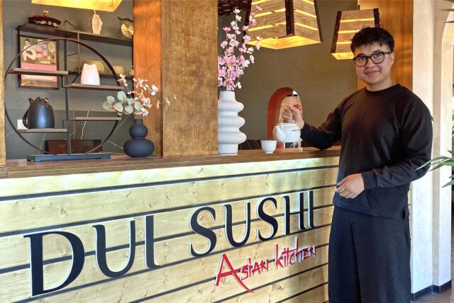 Asim Gurung freut sich auf die Eröffung des „Dui Sushi“: Der 24-Jährige steckt voller Tatendrang.