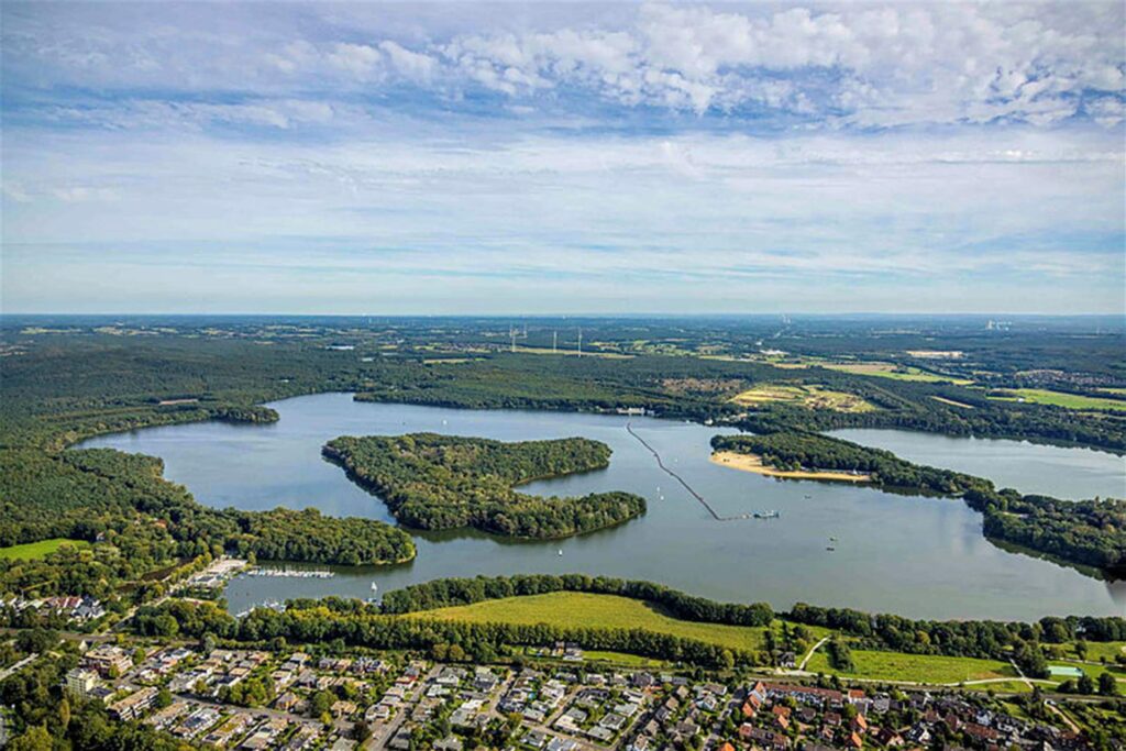 Luftaufnahme des Halterner Stausees Luftaufnahme des Halterner Stausees