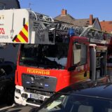 Feuerwehr rückte in die Sophienstraße aus, in Herten-Süd.