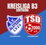 Logos von BW Alstedde II und Türkspor Dortmund II.