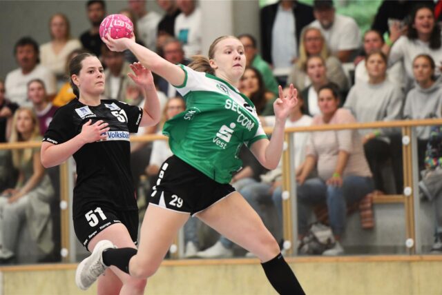 Handball 3. Liga Mitte 15. September 2024, Halle Nord. PSV Recklinghausen – SC DJK Everswinkel 33:23. Inga Wortmann