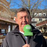 ichard Abendroth, 1. Vorsitzender des Schaustellervereins Recklinghausen steht in Datteln vor der Frühjahrs-Kirmes