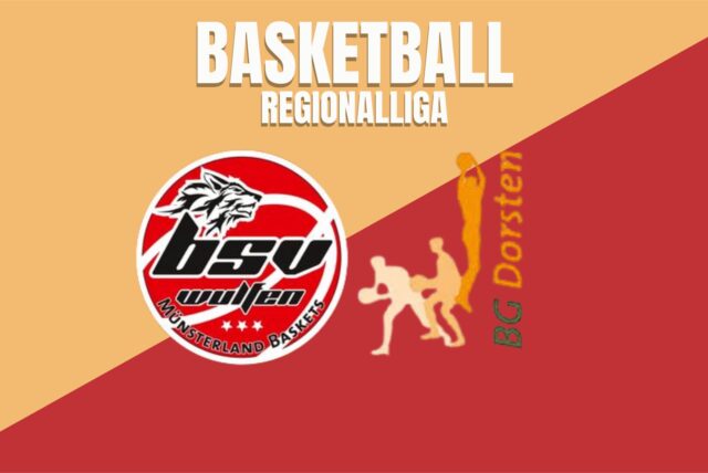 Grafik zum Basketball-Derby BSV Wulfen gegen BG Dorsten
