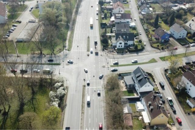 Die B235 ist eine wichtige Nord-Süd-Verkehrsachse durch Castrop-Rauxel.