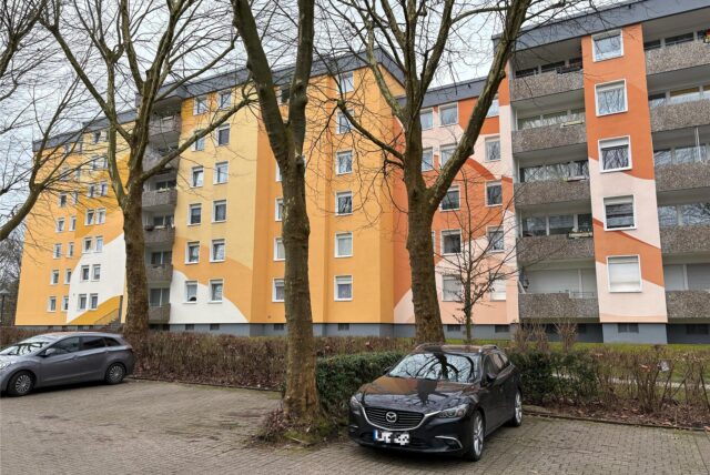 Bunte, saubere Genossenschafts-Häuser am Wattenscheidkamp