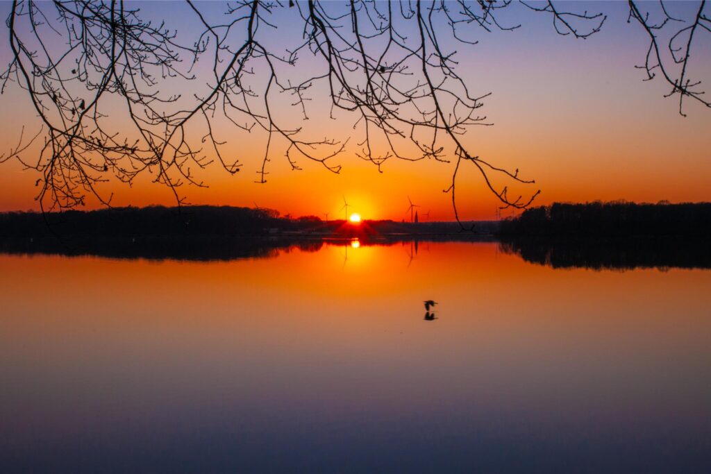 Sonne Frühling Bilder Dämmerung Fotografie Haltern