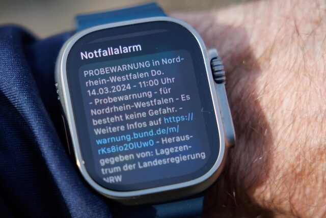 Im vergangenen Jahr war der Warntag am 14.3. Dieses Jahr ist er einen Tag früher, am 13.3.2025.