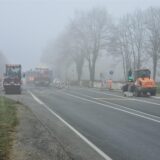 Baustelle an der B 235 in Datteln.