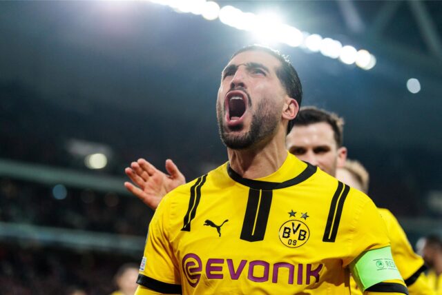 Emre Can jubelt.