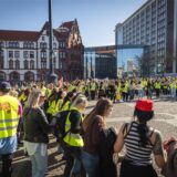 Rund 3000 Beschäftigte demonstrierten am vergangenen Freitag (7.3.) zum Warnstreik in der Dortmunder Innenstadt.