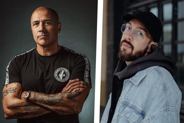 Auch sie sind in diesem Jahr beim Waltroper Parkfest dabei: DJ Paul Elstak (l.) und Nico Gomez (r.).