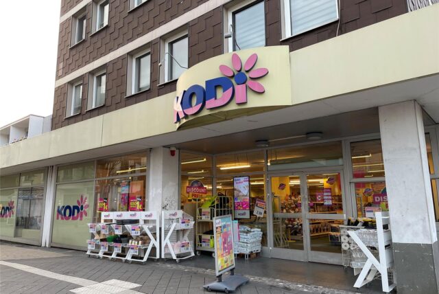 Die Kodi-Filiale an der Konrad-Adenauer-Straße in Herten.