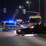 Unfall am Gemeindedreieck.