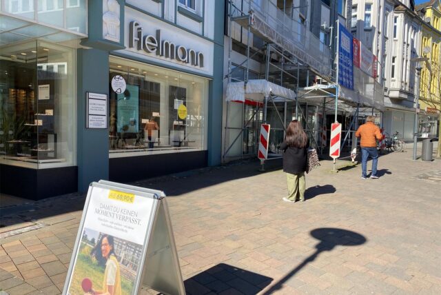 Die Hertener Fielmann-Niederlassung an der Ewaldstraße 12.