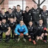 Stehen im Viertelfinale nach dem Sieg gegen den FC 96 Recklinghausen: die Ü32-Fußballer von Borussia Ahsen.