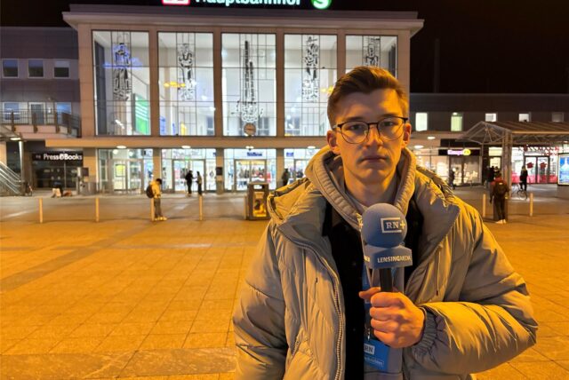 Die Bundespolizei sperrte den Hauptbahnhof wegen eines herrenlosen Rucksack ab. Reporter Julius Obhues war live dabei, als die Sperrung aufgehoben wurde.