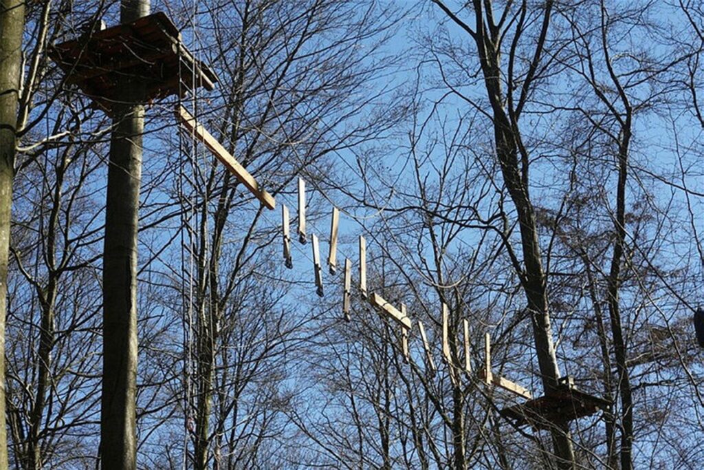 Parcourelement im Halterner Kletterwald Parcourelement im Halterner Kletterwald