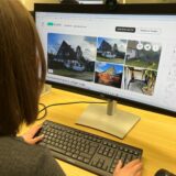 Redakteurin Julia Müller schaut sich die Immobilien in Datteln an.