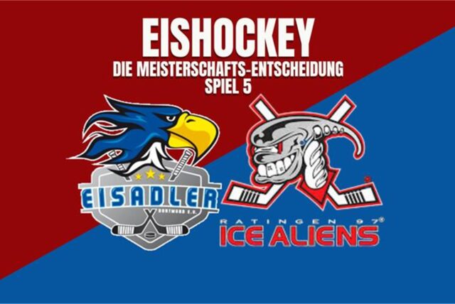 Eisadler Dortmund vs. Ratinger Ice Aliens: Das Playoff-Finale im Eishockey im Livestream
