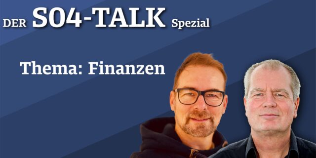 Sprechen in einem Schalke-Talk Spezial über das Thema Finanzen: Schalke-Reporter René Preuß und Schalke-Experte Norbert Neubaum.