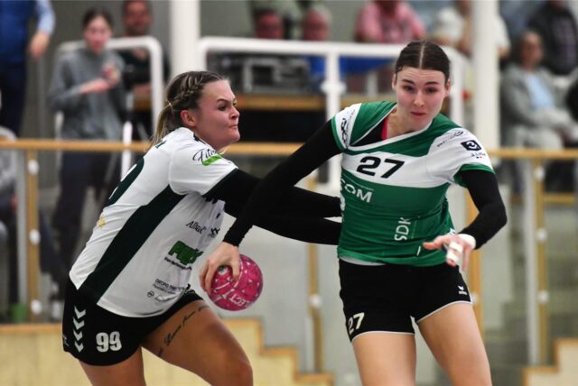 Handball 3. Liga Mitte 9. März 2025, Halle Nord, PSV Recklinghausen – TV Aldekerk 27:26. Leonie Fagin