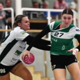 Handball 3. Liga Mitte 9. März 2025, Halle Nord, PSV Recklinghausen – TV Aldekerk 27:26. Leonie Fagin