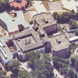 Ein Luftbild des Dorstener Elisabeth-Krankenhauses