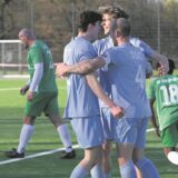 SSC Recklinghausen bejubelt den Treffer gegen SG Suderwich.